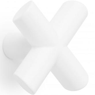 Меблева ручка-кнопка Viefe Equis 40х40x25 мм білий матовий (0614.040.Z.М1)